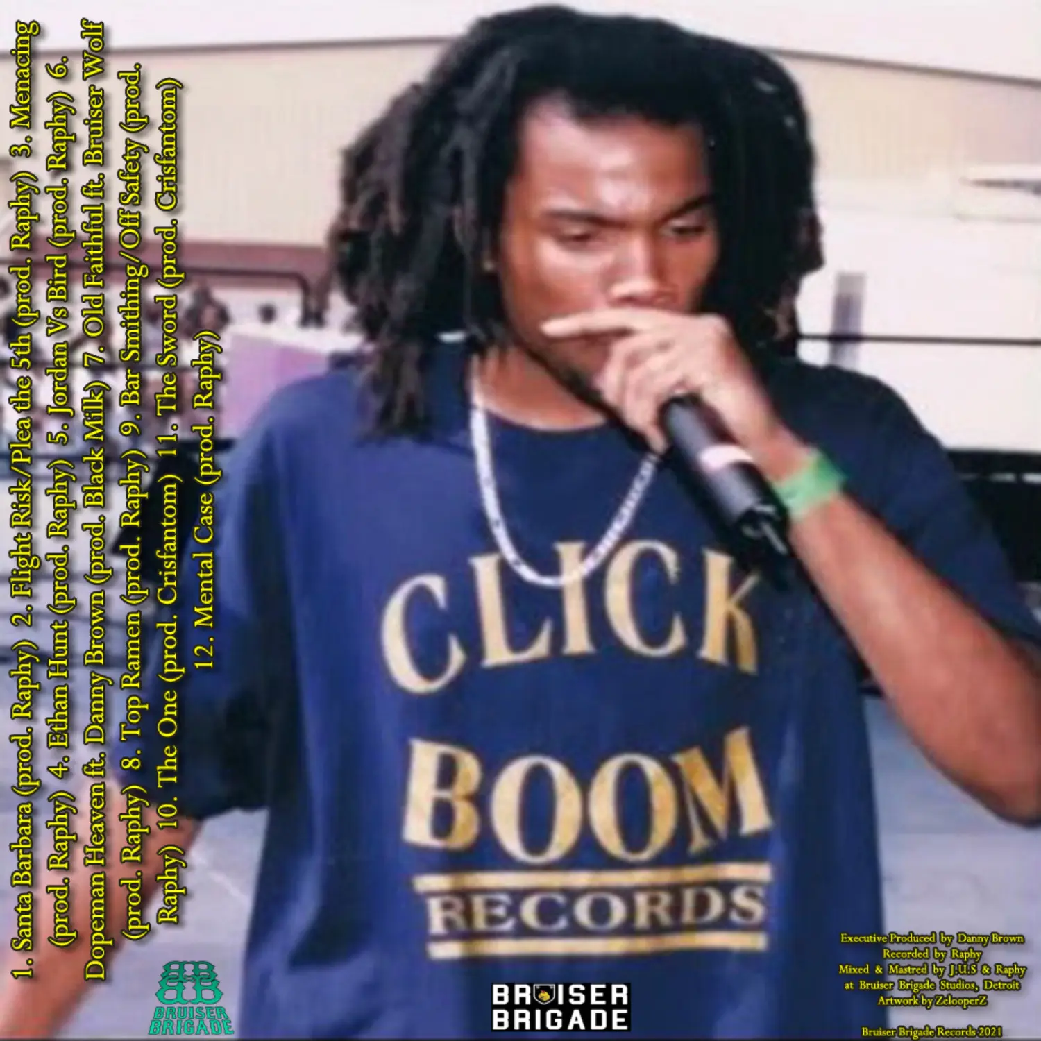 Fat Ray Santa Barbara Back Cover With a Picture of Proof