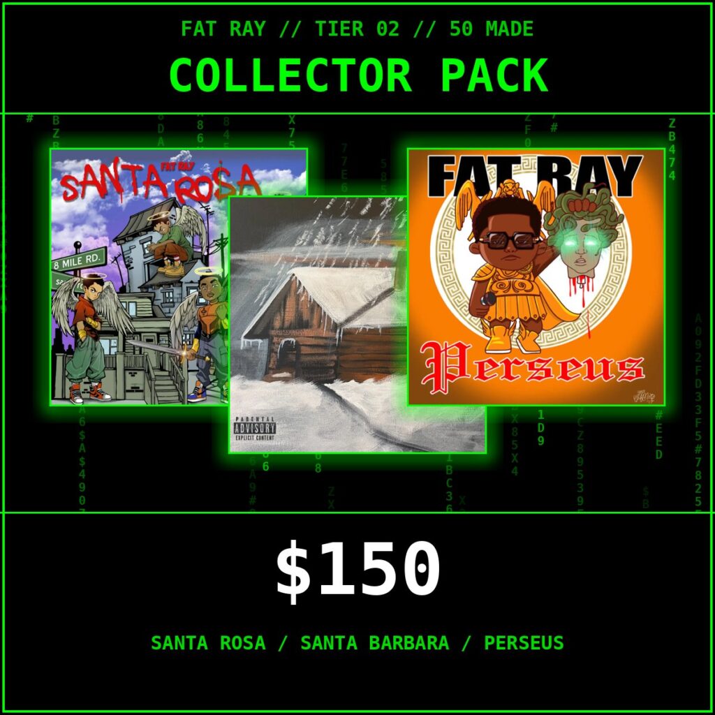 Fat Ray Collector Pack — Santa Rosa, Santa Barbara and Perseus album covers