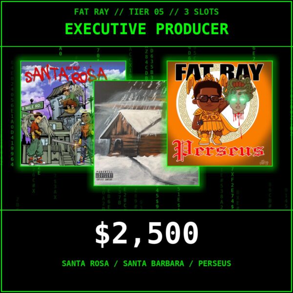 Fat Ray Executive Producer — Santa Rosa, Santa Barbara and Perseus album covers