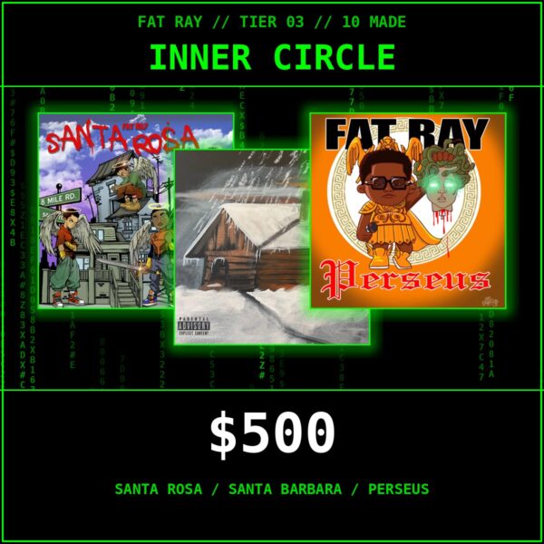 Fat Ray Inner Circle — Santa Rosa, Santa Barbara and Perseus album covers